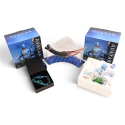 Two limited edition Gentle Giant Avatar 'Tsu'tey' Collectible Mini Busts, both boxed, toge...