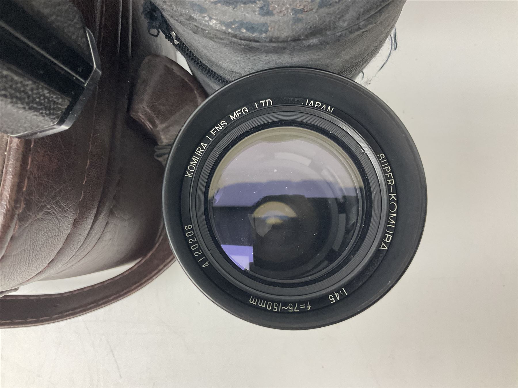 Four Zeiss Ikon camera bodies, to include, Contaflex Super B camera body, serial no. B31591, with 'Carl Zeiss Tessar 2.8/50 lens, serial no.3425553, Contaflex Super BC camera body, serial no. P81728, with 'Carl Zeiss Tessar 2.8/50' lens, serial no 4822280, etc, together with three cased lenses; 'Carl Zeiss Pro-Tessar 1:4 f=115mm' lens, serial no 3734740, 'Carl Zeiss Pr-Tessar 1:3.2 f=85mm' lens, serial no. 3647764 and 'Carl Zeiss Pr-Tessar 1:3.2 f=35mm' lens, and other Zeiss Ikon equipment 