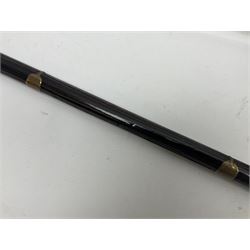 19th century Arabian(?) jezail flintlock musket, approximately 28-bore, the 137cm(54