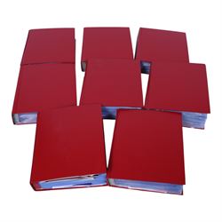 Comprehensive collection of approximately two hundred and twenty Scarborough FC football programmes for the 1999/00, 2000/01, 2001/02 and 2002/03 seasons, all filed within eight dedicated Scarborough FC red Home and Away binders