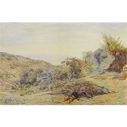  'Noontide Rest Chewton Glen' near Milford on Sea Hampshire, watercolour signed and dated 1898 by Leonard C Alford (British fl.1885-1920), 29cm x 44cm  