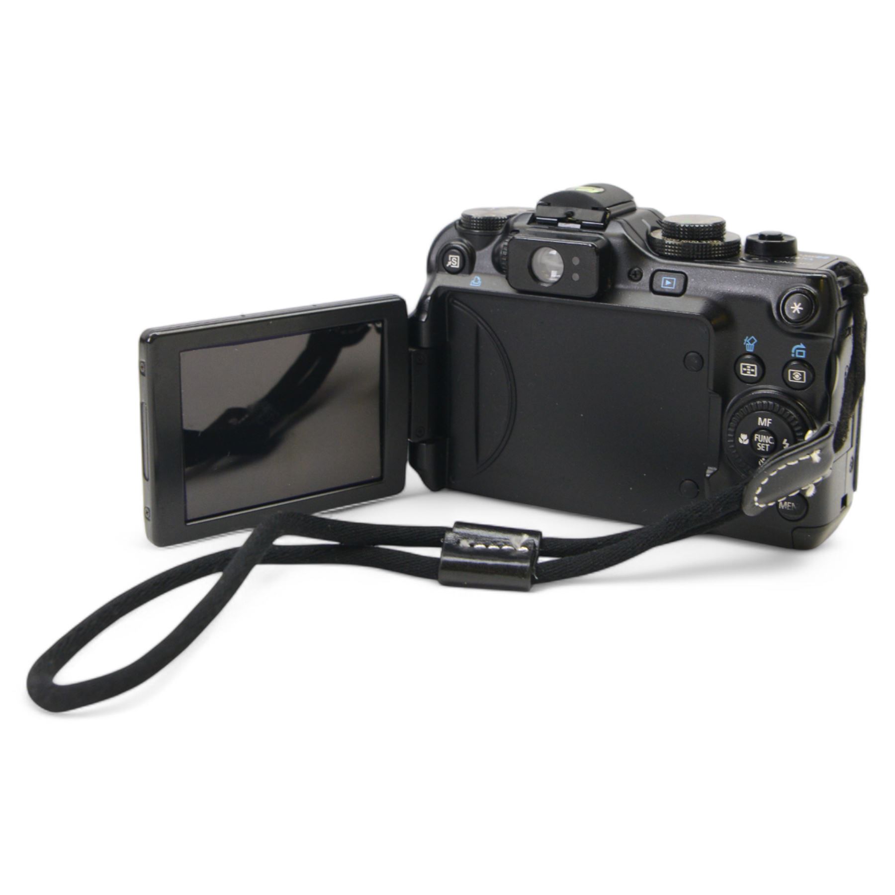 Canon PowerShot G11 digital camera serial no. 9015106423, in a soft shell case with user guide