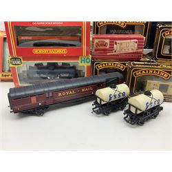 Hornby '00' gauge - RS.651 Freightmaster Set with Class 31 Diesel (Brush Type 2) A1A-A1A locomotive, seven wagons and track; boxed; together with fifteen various makers wagons and Busch Micro Electronic Roadworks Sign Set; predominantly boxed