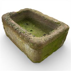 Millstone Along with 19th century stone trough