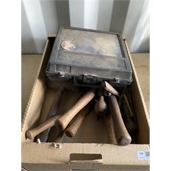 Socket set, vintage Black and Decker electric drill, scissors, hand crank drill, metal files and other  - THIS LOT IS TO BE COLLECTED BY APPOINTMENT FROM DUGGLEBY STORAGE, GREAT HILL, EASTFIELD, SCARBOROUGH, YO11 3TX