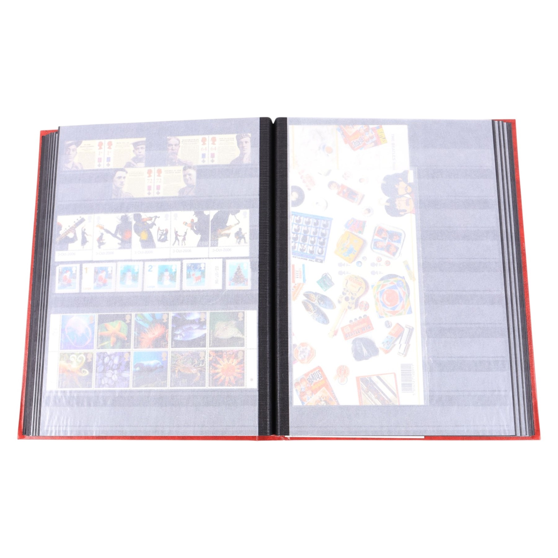 Queen Elizabeth II mint decimal stamps in one folder, face value of usable postage approximately 600 GBP