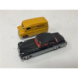 Dinky/Corgi - Dinky Bedford 10cwt Van ‘Kodak’ no.480, boxed; Corgi Bentley Continental Sports Saloon no.224 in replica box; along with further loose, playworn and repainted models to include Dinky Rolls-Royce Silver Wraith and Phantom V models etc 