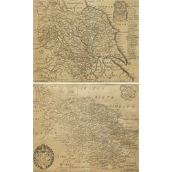 Richard Blome (British 1635-1705): 'Yorkshire' and 'West Riding of Yorkshire', pair 17th c...