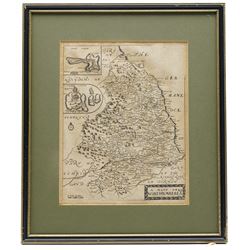 Topographical Interest - a collection of eight 18th century and later engraved and lithographic maps including two strip road maps (Bristol to York and Bristol), county maps of Gloucestershire (2), Westmoreland, Northumberland and Middlesex, together with a map of France max 28cm x 22cm (8)