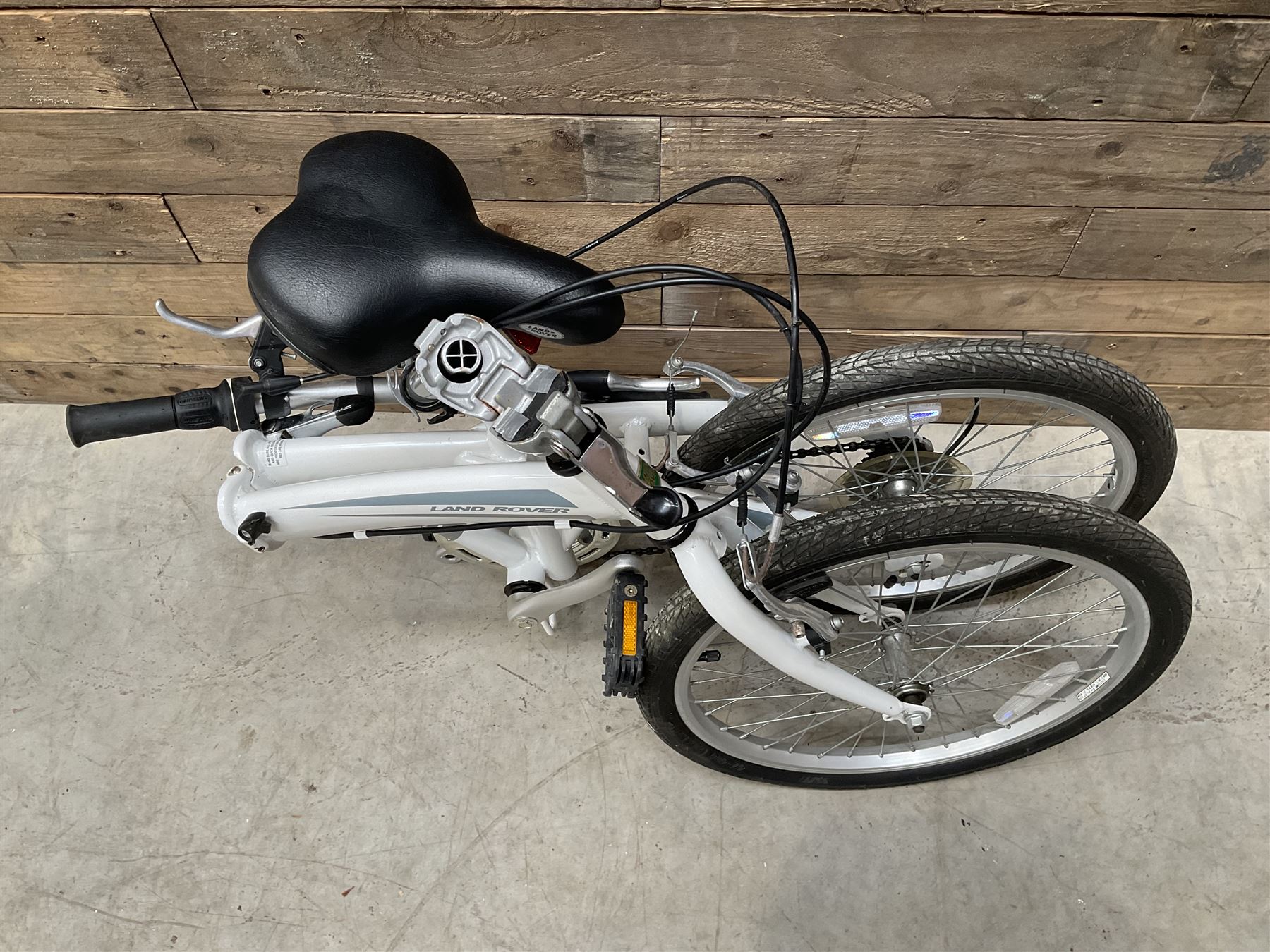 Land Rover folding bicycle, with case