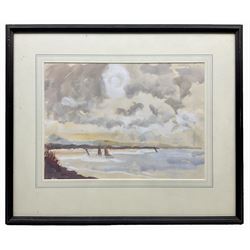 Jean Alexander (British 1911-1994): 'Near Saunton - North Devon', watercolour unsigned 27 x 37cm
Provenance: Purchased from Abbott & Holder of Museum Street, London 2003, originally obtained from artist's estate. Receipt attached verso