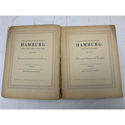 Adolf Hitler, Bilder aus dem Leben des Fuhrers [Pictures from the Life of the Fuhrer], Herausgegeben vom Cigaretten / Bilderdienst, Hamburg / Bahrenfeld, 1936, an album of two hundred tipped-in cards bearing photographs by Heinrich Hoffman, originally collected with cigarettes, 31 cm x 24 cm; together with a Waffen-SS book 'Wenn alle Bruder schweigen'; Hamburg 1939-1945; and two other booklets