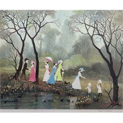 Helen Layfield Bradley (British 1900-1979): 'On a Lovely Summer's Day' and 'September', two limited edition colour prints signed in pencil max 38cm x 57cm (2)