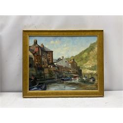 Ivan Taylor (British 1946-): Staithes Beck, oil on board signed 39cm x 49cm