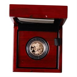 King Charles III 2025 'St George and The Dragon' rose gold proof full sovereign coin, from...