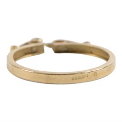 9ct gold full sovereign mount, hallmarked