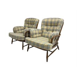 Ercol - pair 'Jubilee' armchairs 