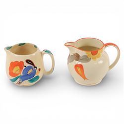 Collection of Susie Cooper ceramics, including jugs, vases and a teapot 