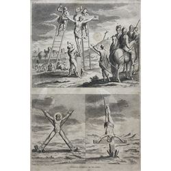 French School (19th century): Torture Scenes, set of eight engravings variously titled 30cm x 20cm (8)
