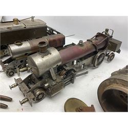 Three part-built live steam locomotives - 1.75