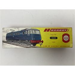 Hornby Dublo - 2-Rail 2245 BR blue 3300 HP Electric pantograph locomotive No.E3002; boxed with maintenance instructions