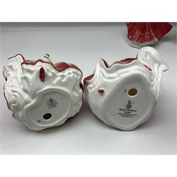 Ten Royal Doulton figures, to include Lydia HN1908, Goody Two Shoes HN2037, May HN2746, A Single red Rose HN3376, etc, nine with original boxes 