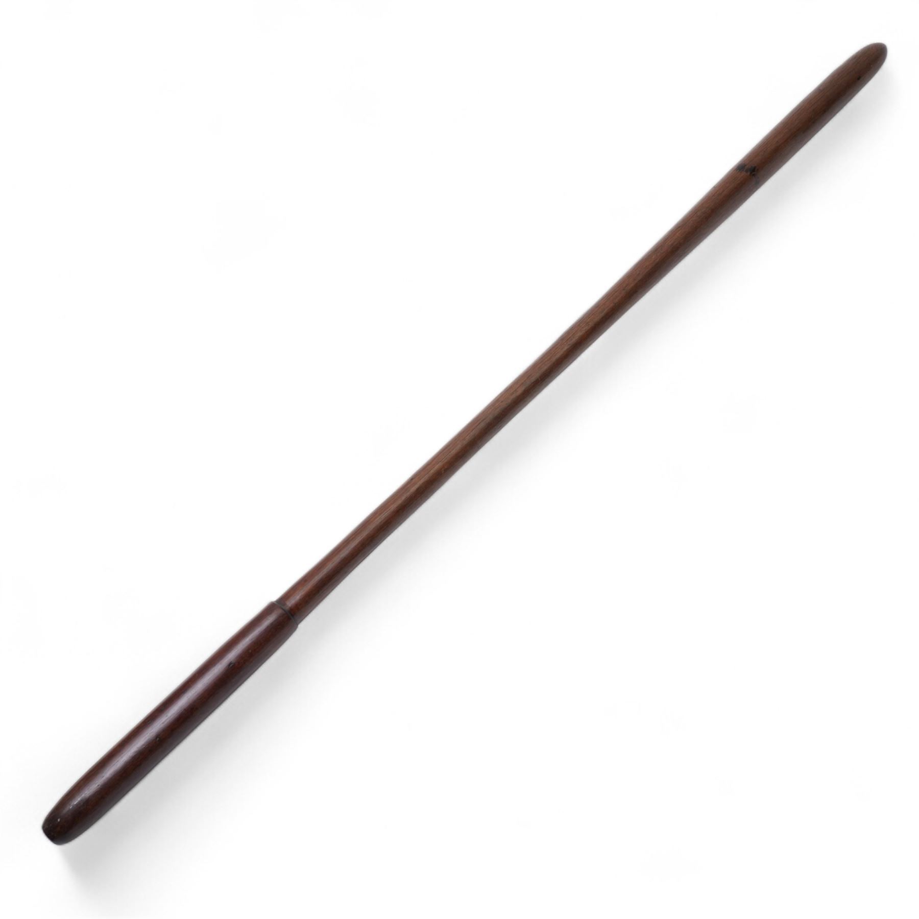 South Seas wooden pole club with turned grip L114cm 