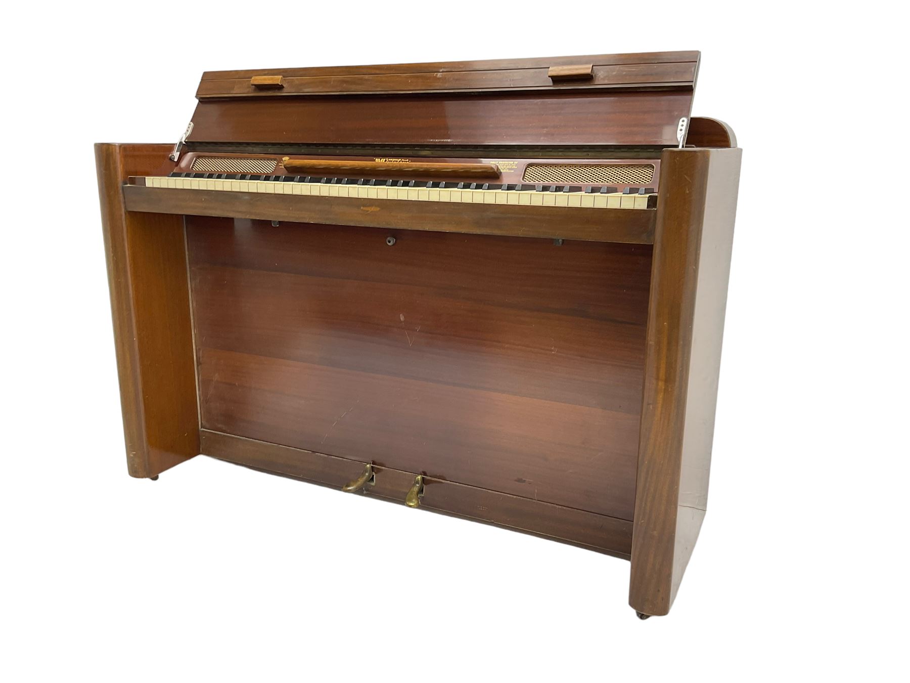 Evestaff Minipiano - mid-20th century mahogany framed upright piano