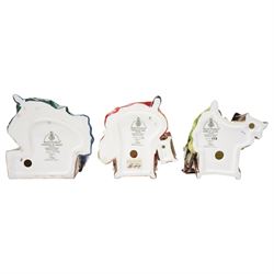 Royal Doulton limited edition set, King Henry VIII HN3350, and his six wives, comprising Catherine of Aaragon HN3233, Anne Boleyn HN3232, Jane Seymour HN3349, Anne of Cleves HN3356, Catherine Howard HN3449, and Catherine Parr HN3450 (7)