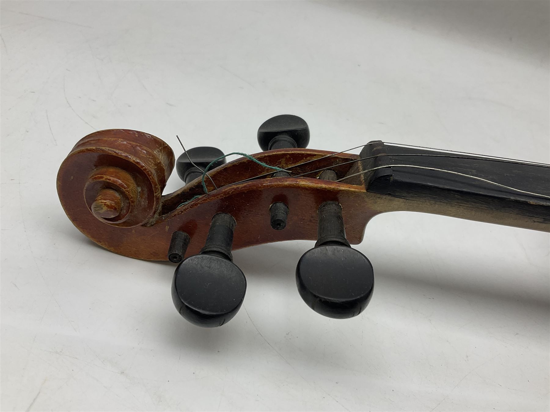 1920s Czechoslovakian violin, bearing label for Antonius Stradivarius Faciebat Anno 1826