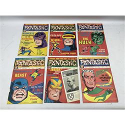 ‘Fantastic’, later ‘Fantastic and Terrific’, Marvel Comics Group comics (1967-1968) nos 32-88 excluding 39, 40, 43, 51, 52, 70 and 83 (50) 