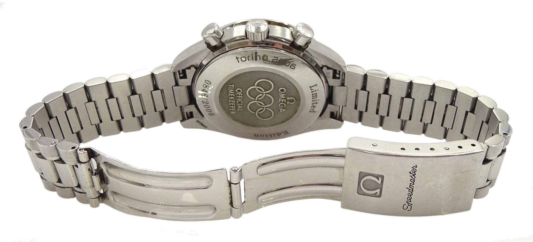 ★オオガーラ2002★ Omega Speedmaster Olympic Torino 2006 stainless steel automatic