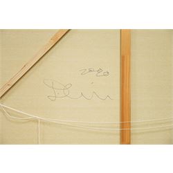 Contemporary and Street Art School (21st Century): Abstract Portraits, pair mixed medias on canvas overpainted with graffiti 140cm x 140cm