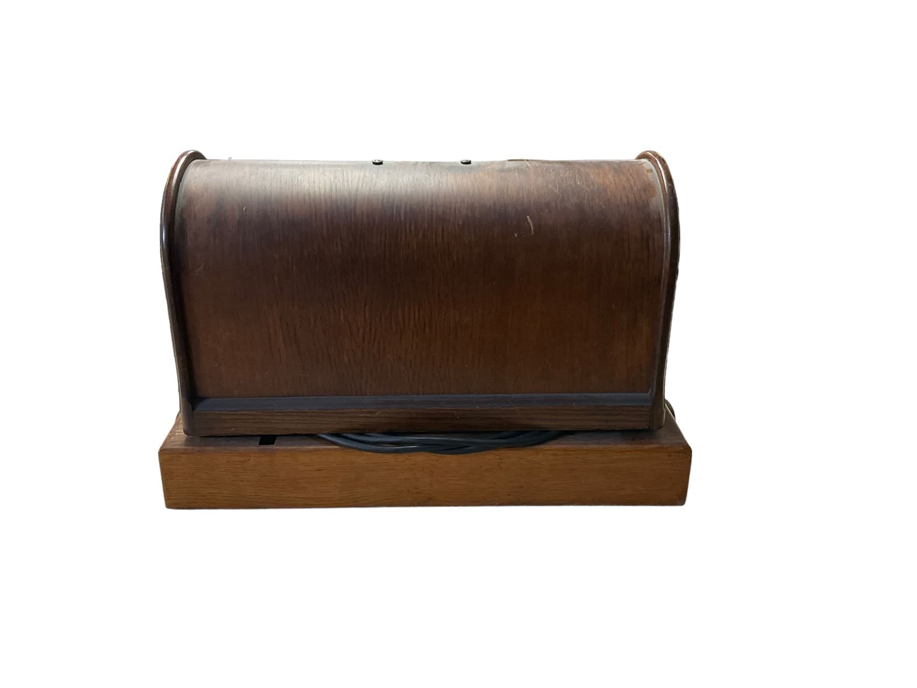 Cased Singer 201K sewing machine