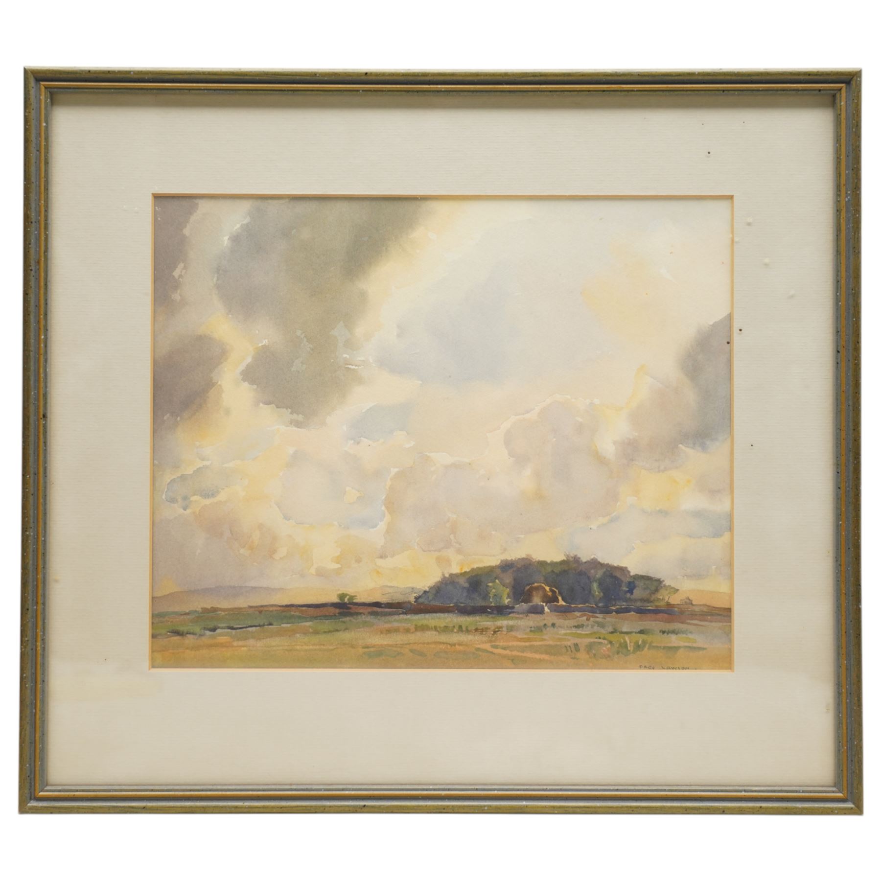 Frederick (Fred) Lawson (British 1888-1968): Yorkshire Landscape, watercolour signed 23cm x 28cm