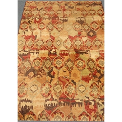  Ragolle Galleria beige ground rug, patterned field, 290cm x 200cm  