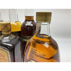 Ten bottles of blended Scotch whisky, including Macleod's Isle of Skye, Dalmeny De Luxe, Arden House, etc, various contents and proofs (10)