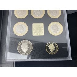 The Royal Mint United Kingdom 2016 proof coin set collector edition, cased with certificate