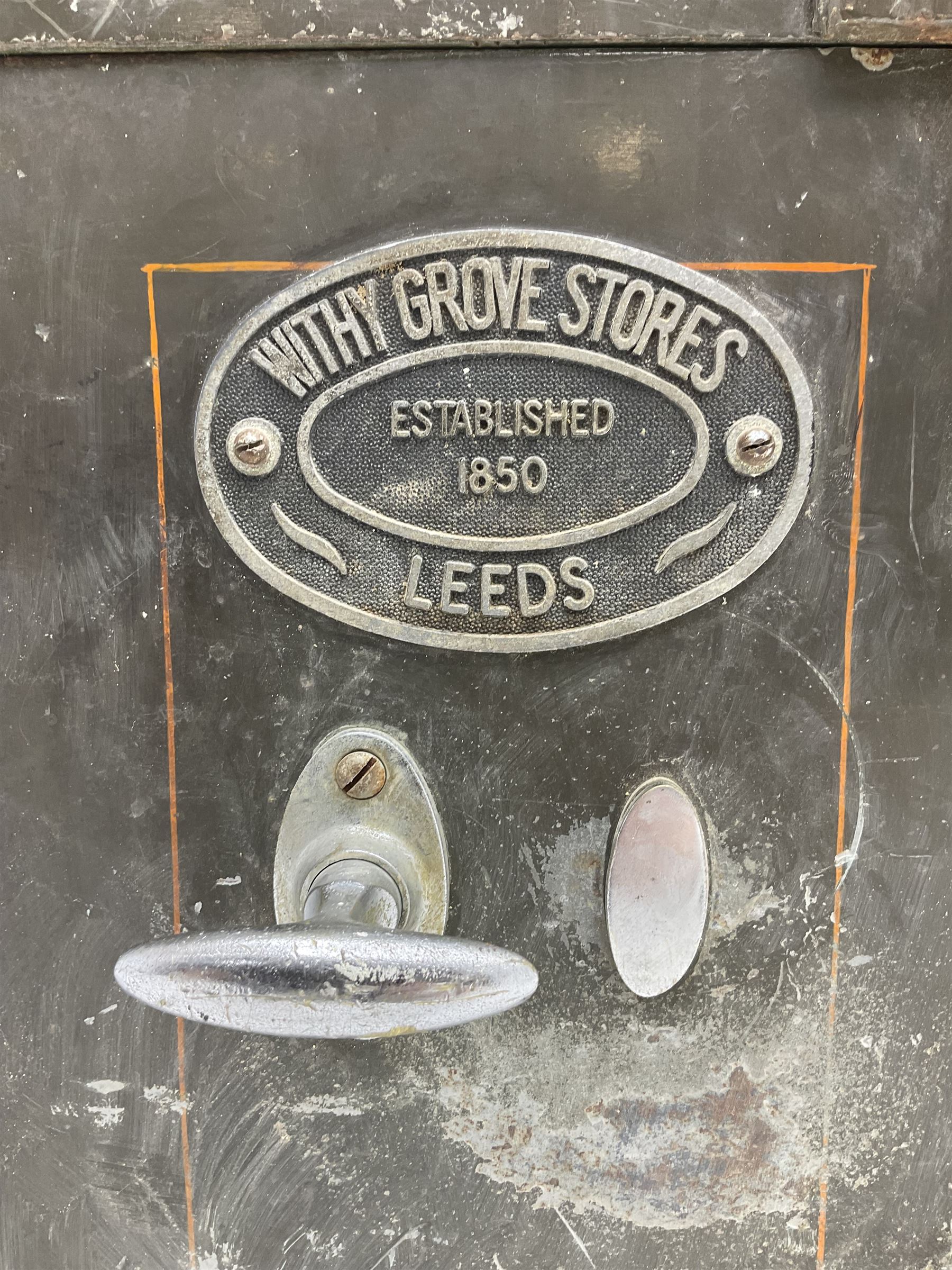 Withy Grove Stores Leeds - late Victorian cast iron safe 