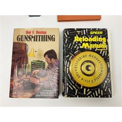 Seventeen books/pamphlets on cartridge making, ammunition, gunsmithing etc including Barnes Frank: Cartridges of the World. 2006 11th edition; Donnelly John T.: The Handloaders Manual of Cartridge Conversions. 1987; Hoyem George A.: The History and Development of Small Arms Ammunition. 2005 Volume Three; Speer Reloading Manual No.11; Baker D.J.: British Handloading Cartridge Tools. 2003. Signed by author etc