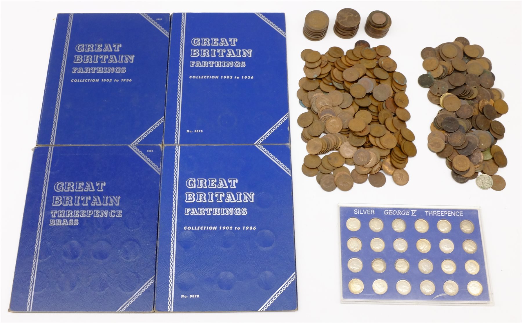 Collection of Great British coins including V silver threepence