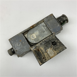 WW2 Air Ministry Williamson G45 short lens gun camera, as used by Spitfires, Hurricanes and Typhoons, ref.no. 14A/1390, serial no. 4369, containing magazine ref.no. 14A/1393, L31cm