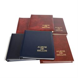 Spanish stamp collection 1950-1990, including mint and used, housed in six albums, and som...