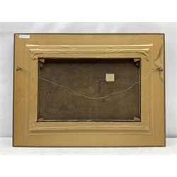 William Greaves (British 1852-1938): Farmer's Wife Feeding a Calf in Stable setting, oil on canvas signed 39cm x 59cm