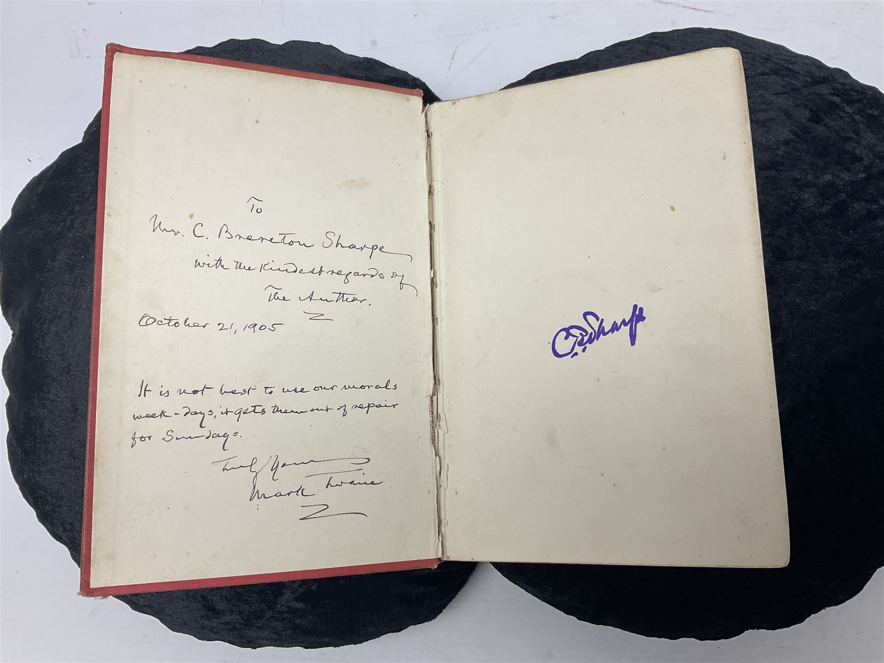 Mark Twain; Extracts from Adam's Diary, Harper & Brothers 1904 