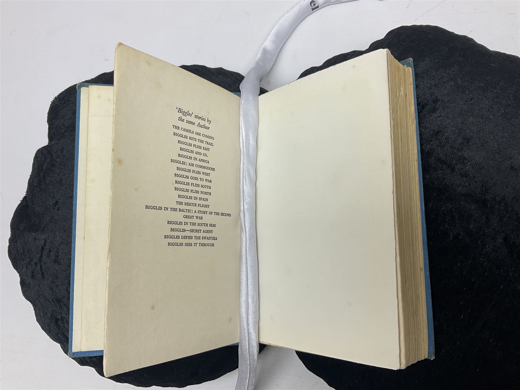 Captain W.E Johns; Spitfire Parade Biggles at War, first edition, Oxford University Press, 1941