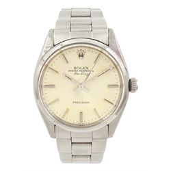 Rolex Oyster Perpetual Air-King Precision gentleman's automatic wristwatch, circa 1958, Re...