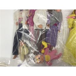 Barbie - 1980s fashion dolls comprising Tropical, Crystal, Barbie & Ken Rock Stars, Barbie & Ken with two babies; Barbie & child in matching yellow dresses, Pink 'n' Pretty and Barbie & Ken with Grandma, Grandpa and twins; all unboxed (17)
