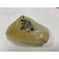 Three calcite crystal specimens, originally form Gregory, Bottley & Lloyd circa 1969, Location; Tristate district Joplin Missouri, USA 