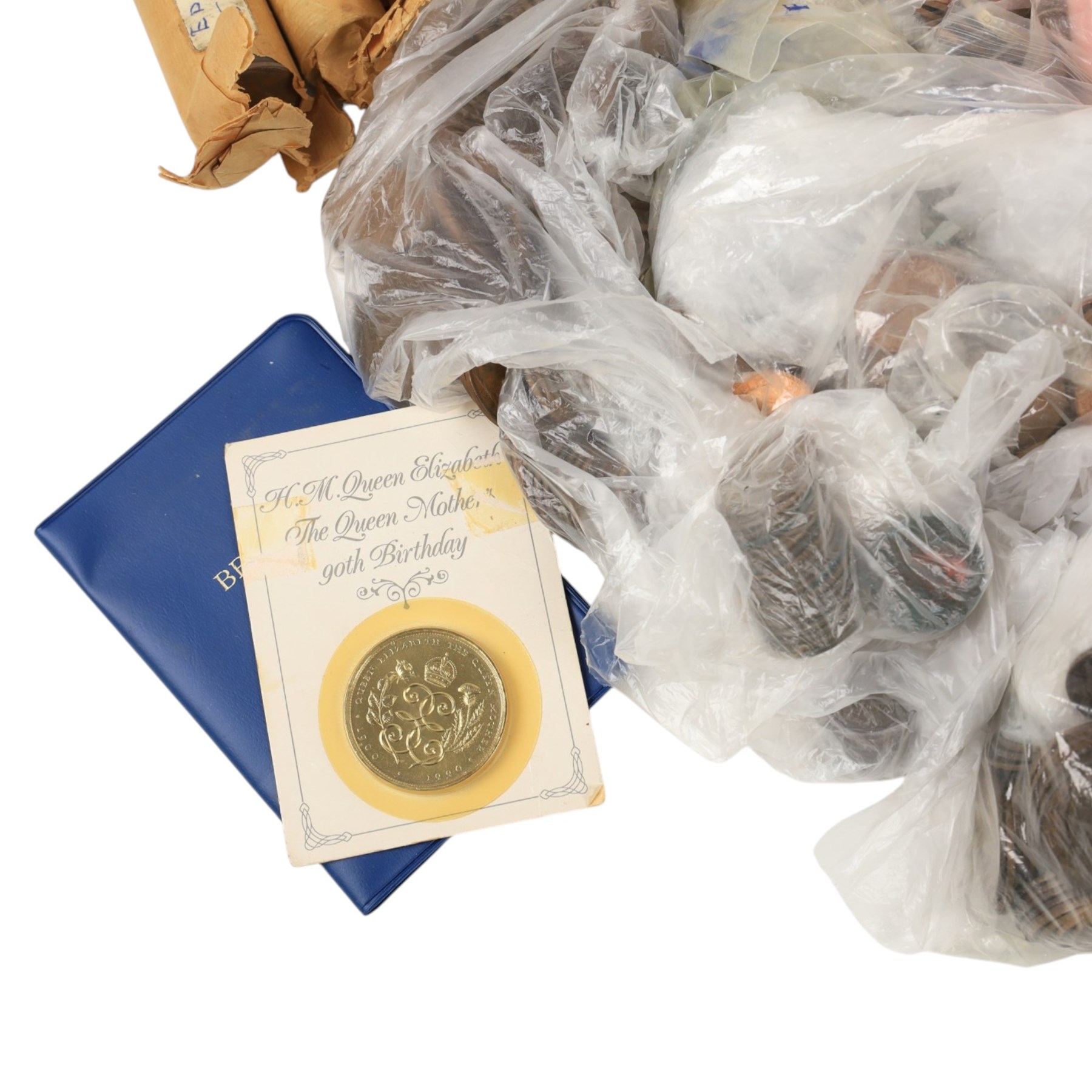 Approximately 1300 grams of Great British pre-1947 silver coins